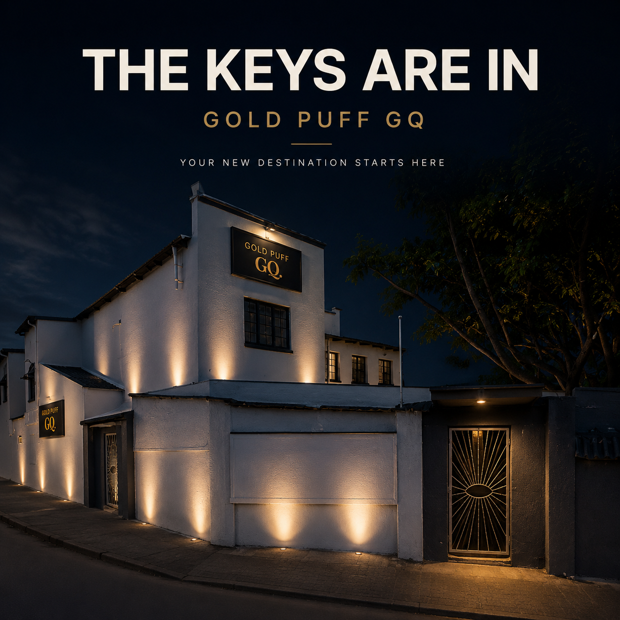 GOLD PUFF GQ Phase 1 keys and venue reveal